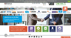 Desktop Screenshot of aitana.es