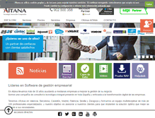 Tablet Screenshot of aitana.es