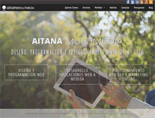Tablet Screenshot of aitana.com